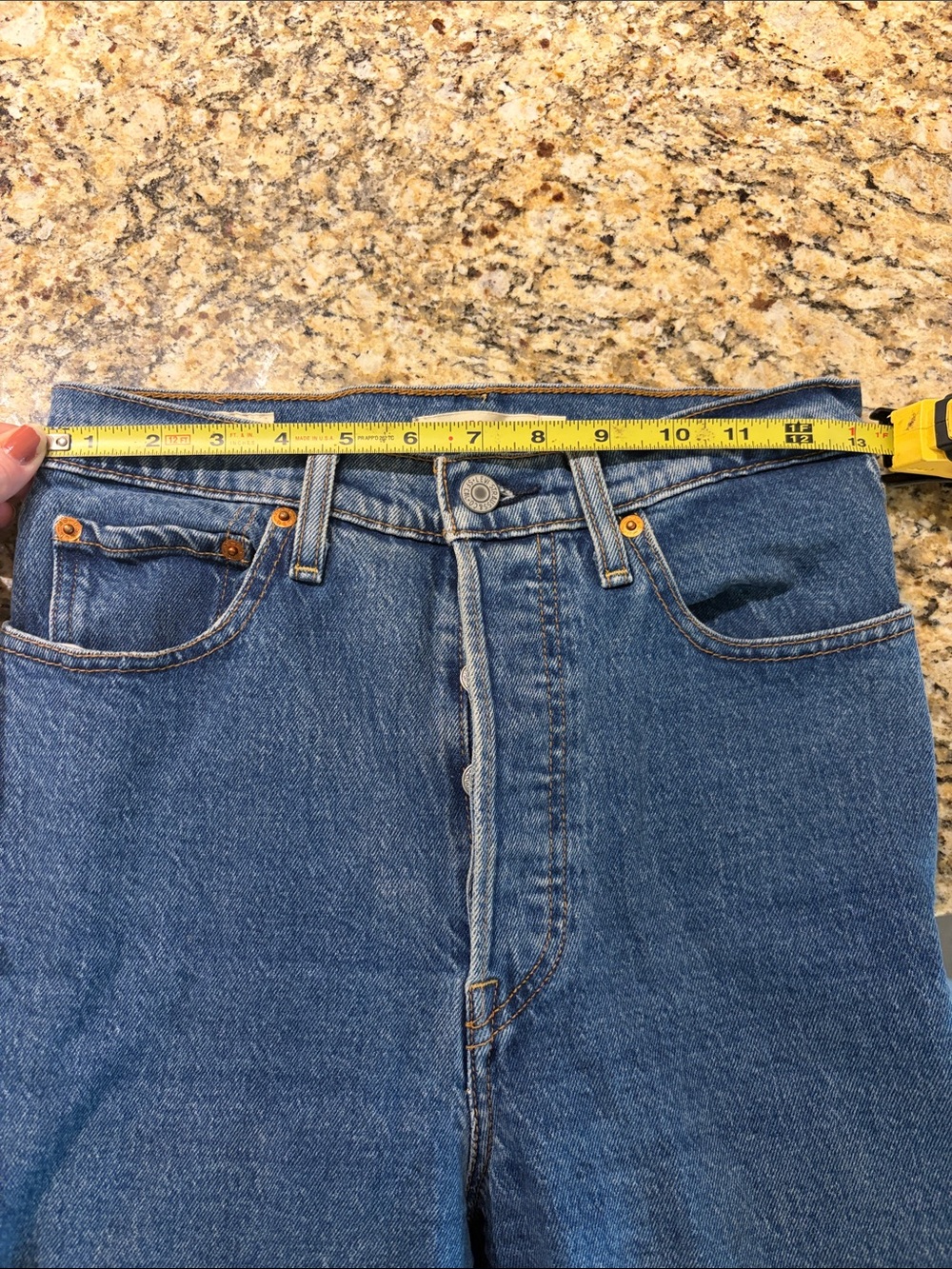 Levi’s Ribcage Straight Jeans Size 27 - Picture 8 of 9